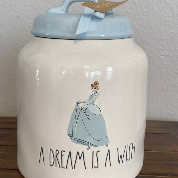 Rae Dunn Other - Rae Dunn Disney A Dream Is A Wish Cinderella Canister Cookie Jar - NWOT